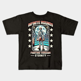 Boxer Skeleton Infinite Rounds Kids T-Shirt